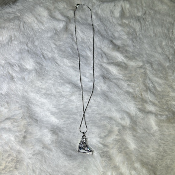 Figure Skate Charm Necklace - Picture 6 of 9